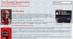 Desktop Screenshot of dreaded-apostrophe.com